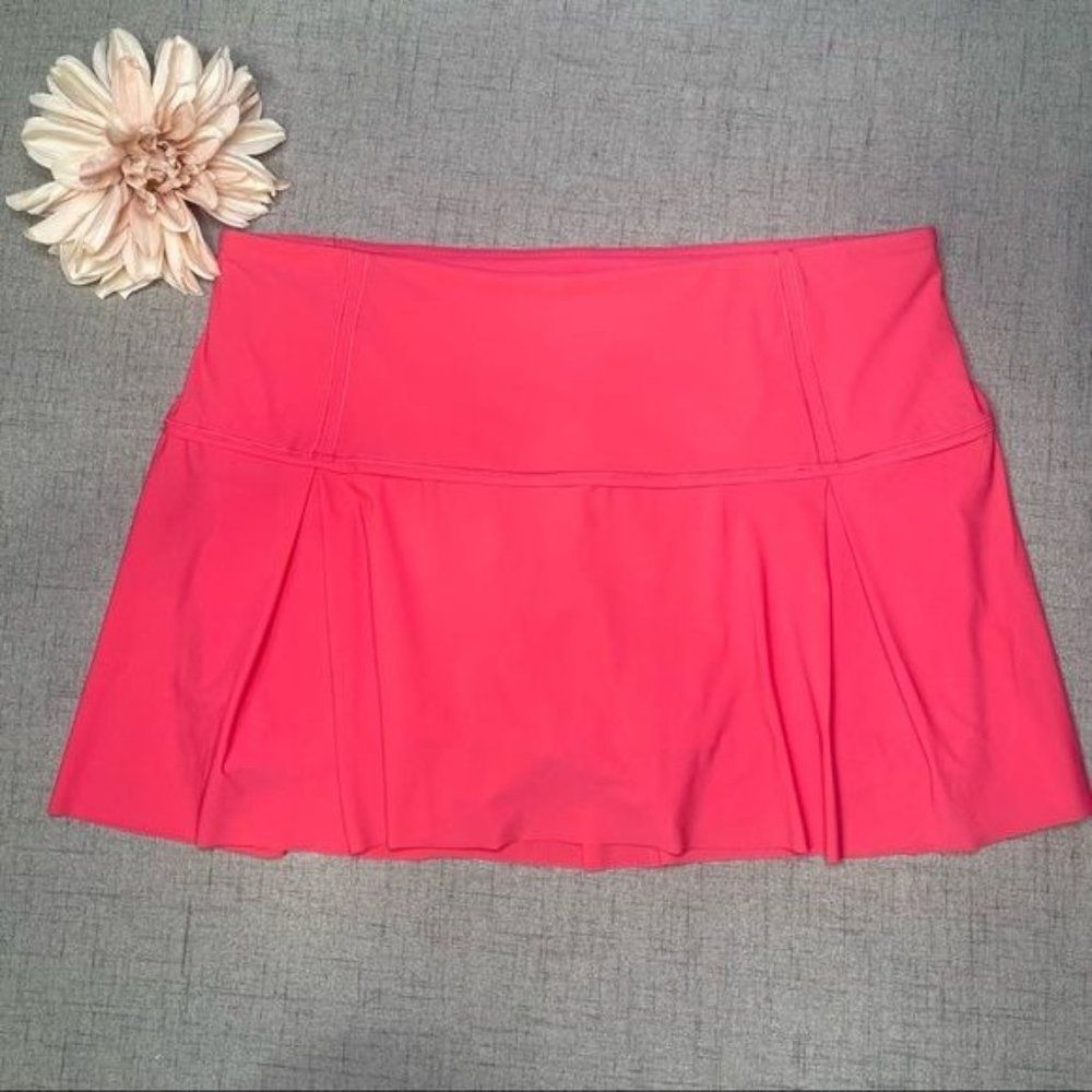Lululemon Neon Pink Lost in Pace Skirt Lip Gloss 12 - Picture 4 of 10